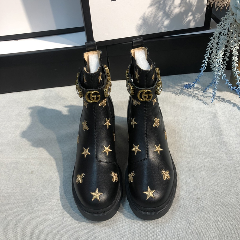 Gucci cheap embroidered belt